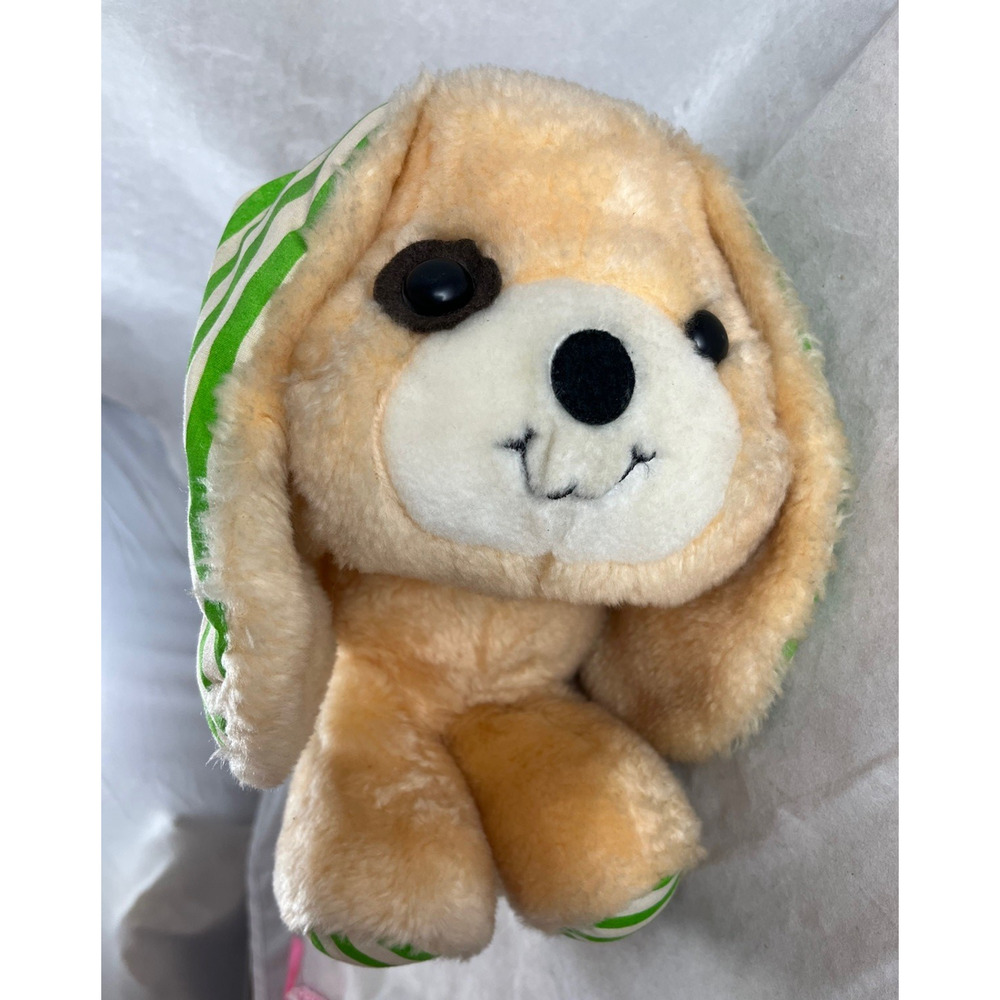 Kenner Strawberry Shortcake Pupcake Plush Dog Big 10" Size Huckleberry Pet 1984